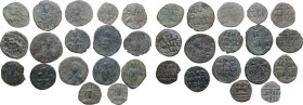 The Byzantine Empire. Lot of seventeen (17) unclassified AE denominations. AE.