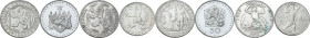 Czechoslovakia. Lot of four (4) AR commemorative coins, dated 1948 and 1971. AR.