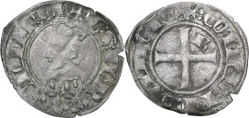 France. Charles II of Anjou (1285-1309). BI/AR Double denier, Provence, Saint-Remy mint. Duplessy (feod.) 1635. BI/AR. 0.94 g. 21.00 mm. Light uneven ...