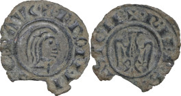 Italy. Friedrich II Hohenstaufen (1197-1250). BI Denaro, c. 1243, Brindisi or Messina mint. Sp. 128; Travaini 1993 35; D'Andrea 162. BI. 0.52 g. 18.00...