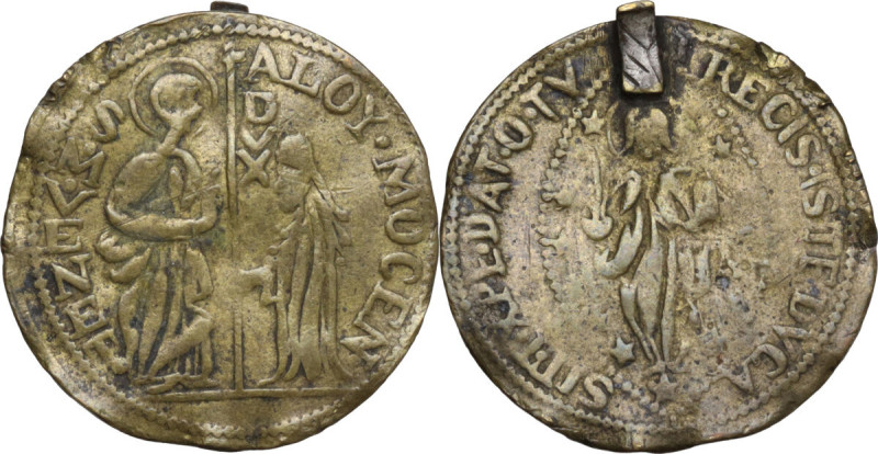 Italy. Alvise IV Mocenigo (1763-1778). Contemporary (?) imitation of a Zecchino ...