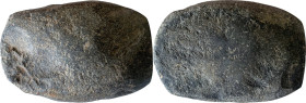 STONE GRINDER Probably Neolithic period, c. 40000 - 10000 years ago. Quadrangular stone grinder, with one side worn from use. Dimensions: 112 x 75 x 4...