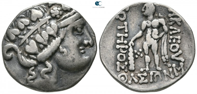 Eastern Europe. Imitation of Thasos 75 BC. 
Tetradrachm AR

31 mm., 16,41 g....