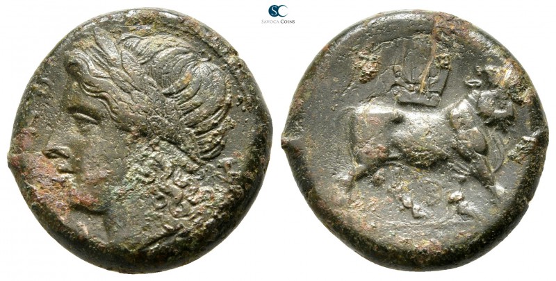 Campania. Cales circa 280-270 BC. 
Bronze Æ

19 mm., 6,88 g.



very fine...