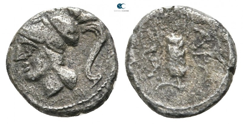 Apulia. Arpi circa 300 BC. 
Obol AR

10 mm., ,81 g.



nearly very fine