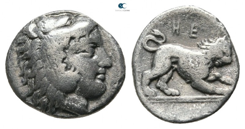 Lucania. Herakleia circa 432-420 BC. 
Diobol AR

1,1 mm., 1,10 g.



very...