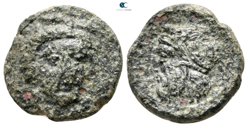 Sicily. Gela circa 339-310 BC. 
Bronze Æ

13 mm., 2,64 g.



nearly very ...