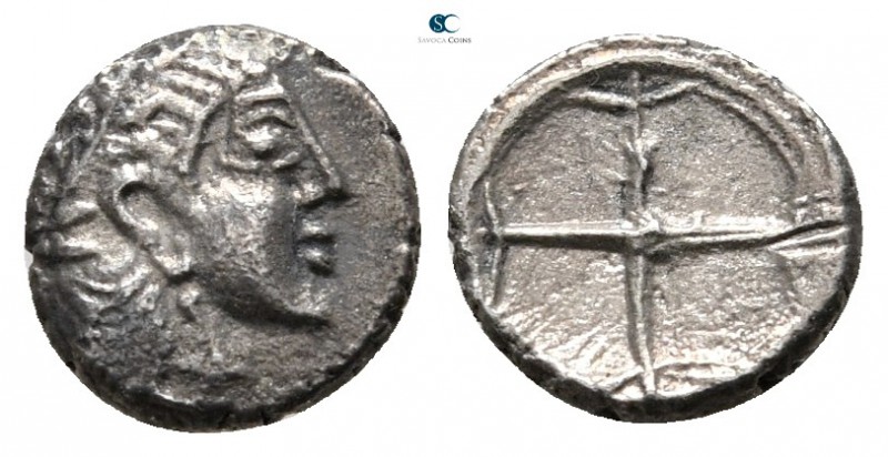 Sicily. Syracuse 475-470 BC. 
Litra AR

8 mm., ,58 g.



very fine