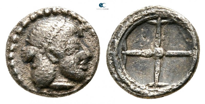 Sicily. Syracuse 475-470 BC. 
Litra AR

8 mm., ,64 g.



very fine
