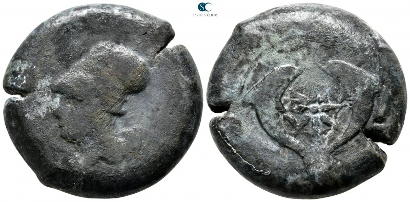 Sicily. Syracuse. Dionysios I 405-367 BC. 
Drachm Æ

30 mm., 33,29 g.



...