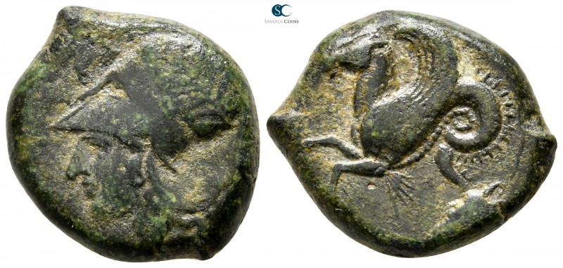 Sicily. Syracuse. Dionysios I 405-367 BC. 
Litra Æ

20 mm., 7,53 g.



ve...