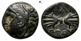 Kings of Macedon. Uncertain mint in Macedon. Philip II of Macedon 359-336 BC. Quarter Unit Æ