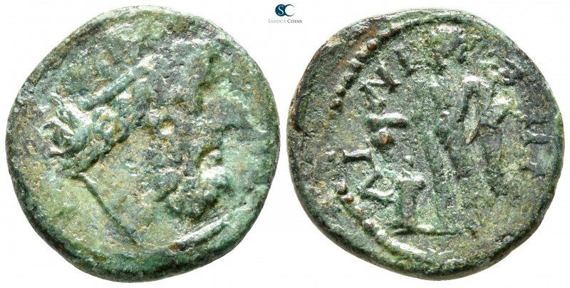 Thrace. Ainos 200-100 BC. 
Bronze Æ

21 mm., 5,95 g.



nearly very fine