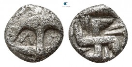 Thrace. Apollonia Pontica circa 450 BC. Hemiobol AR