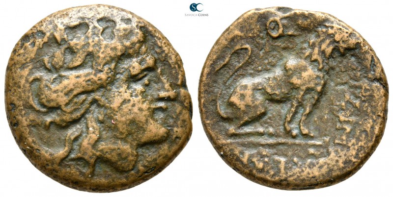 Thrace. Lysimacheia 310-220 BC. 
Bronze Æ

18 mm., 4,75 g.



fine