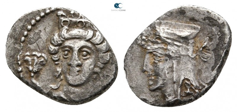 Cilicia. Uncertain mint 400-300 BC. 
Obol AR

12 mm., 0,73 g.



very fin...