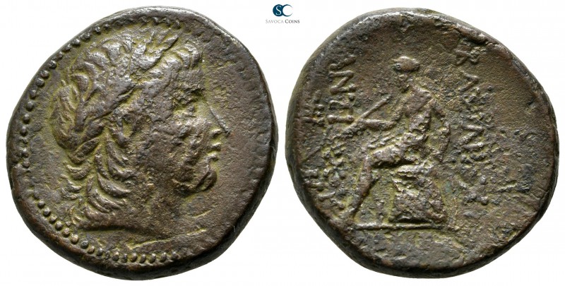 Seleukid Kingdom. Antioch. Antiochos III Megas 223-187 BC. 
Bronze Æ

25 mm.,...