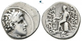 Seleukid Kingdom. Antioch. Alexander I Theopator Euergetes 150-145 BC. Drachm AR