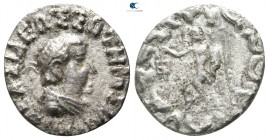 Baktria. Hermaios Soter 105-90 BC. Drachm AR