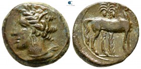 Zeugitania. Carthage 400-300 BC. Bronze Æ
