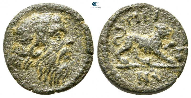 Ionia. Teos. Pseudo-autonomous issue circa AD 138-192. Time of the Antonines
Br...