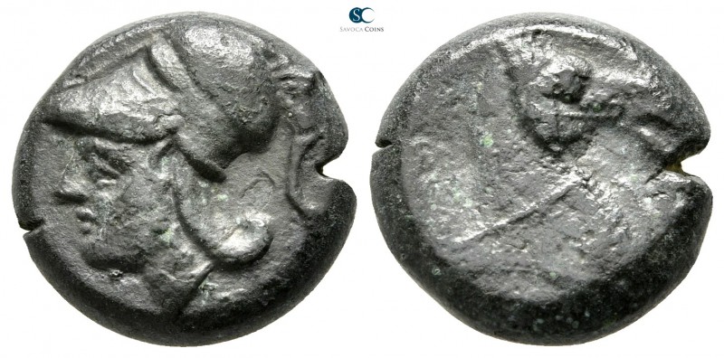 Anonymous circa 260 BC. Rome
Litra Æ

15 mm., 4,84 g.



very fine
