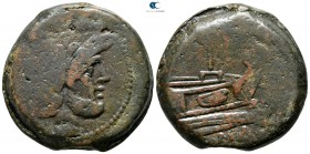 Anonymous 225-215 BC. Rome. As Æ
