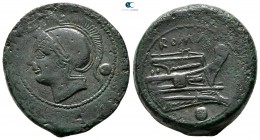 Anonymous 214-212 BC. Sicily. Uncia Æ