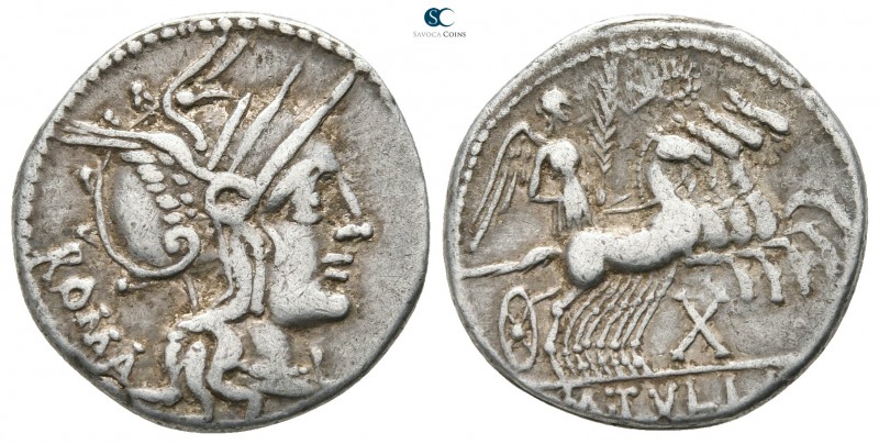 M. Tullius 119 BC. Rome
Denarius AR

19 mm., 3,86 g.



very fine