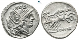 L. Julius 102 BC. Rome. Denarius AR