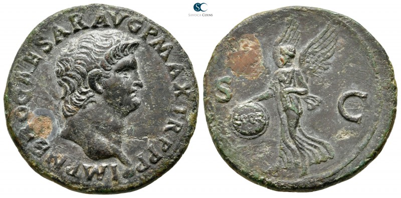 Nero AD 54-68. Rome
As Æ

29 mm., 9,58 g.



very fine, tooled