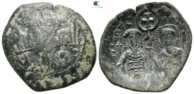 Michael VIII Palaeologus AD 1261-1282. Thessalonica. Trachy Æ