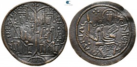 Bela III AD 1172-1196. Skyphate AE