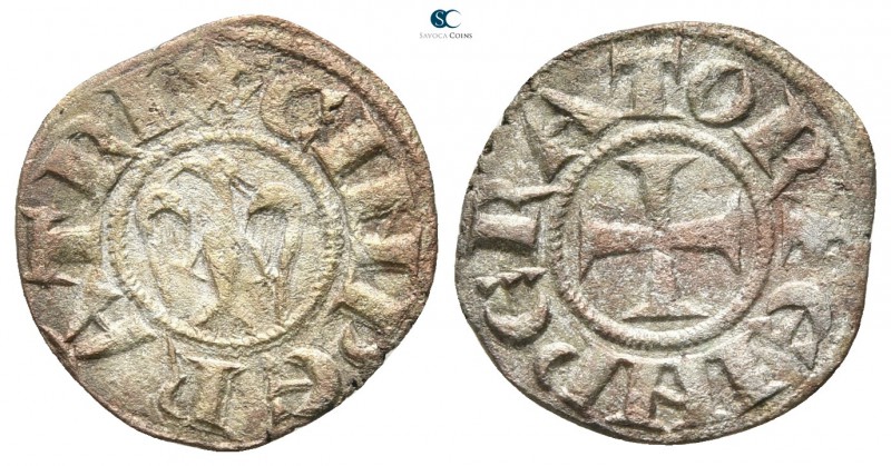 Henry VI and Constance AD 1194-1197. Messina
Denaro BI

15 mm., 0,76 g.


...