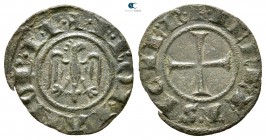 Frederick II, as Holy Roman Emperor AD 1220-1245. Kingdom of Sicily. Messina or Palermo. Denaro BI