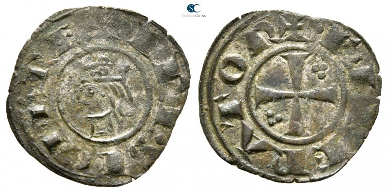 Charles I of Anjou AD 1266-1285. Kingdom of Sicily. Messina
Denaro BI

19 mm....