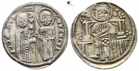 AD 1280-1300. Imitation, in the name of Giovanni Dandolo, Doge of Venice. Uncertain mint. Groš AR