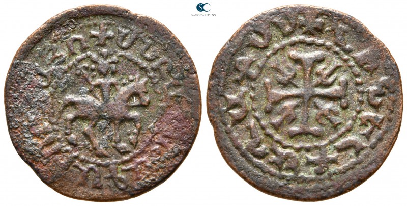 Levon IV AD 1320-1342. Sis
Kardez Æ

22 mm., 2,55 g.



very fine