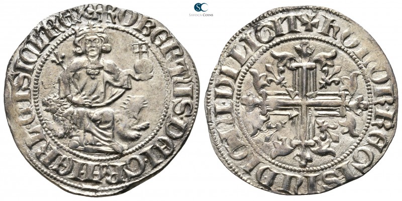 Italy. Napoli (Regno). Roberto I AD 1309-1343.
Gigliato AR

27 mm., 3,93 g.
...