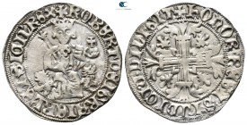 Italy. Napoli (Regno). Roberto I AD 1309-1343. Gigliato AR