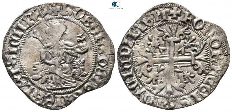 Italy. Napoli (Regno). Roberto I AD 1309-1343.
Gigliato AR

28 mm., 3,97 g.
...