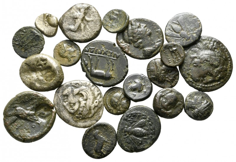 Lot of ca. 20 greek coins / SOLD AS SEEN, NO RETURN! 

very fine