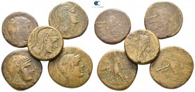Lot of ca. 5 greek bronze coins / SOLD AS SEEN, NO RETURN!<br><br>very fine<br><br>