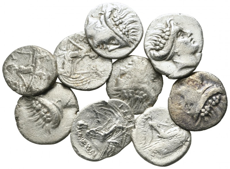 Lot of ca. 9 greek silver tetrobols / SOLD AS SEEN, NO RETURN!

nearly very fi...