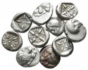 Lot of ca. 10 greek silver fractions / SOLD AS SEEN, NO RETURN!
<br><br>very fine<br><br>