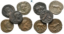 Lot of ca. 5 roman provincial bronze coins / SOLD AS SEEN, NO RETURN!
<br><br>very fine<br><br>