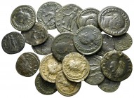 Lot of ca. 20 roman bronze coins / SOLD AS SEEN, NO RETURN!
<br><br>very fine<br><br>