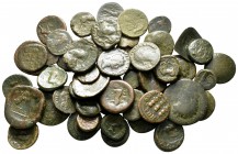 Lot of ca. 50 ancient bronze coins / SOLD AS SEEN, NO RETURN!
<br><br>nearly very fine<br><br>