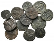 Lot of ca. 13 byzantine bronze coins / SOLD AS SEEN, NO RETURN!
<br><br>very fine<br><br>