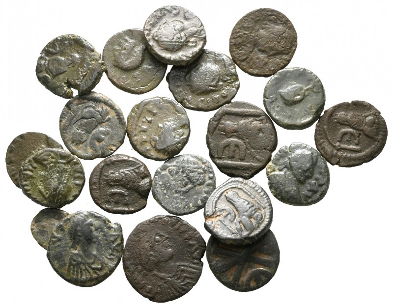 Lot of ca. 20 byzantine bronze coins / SOLD AS SEEN, NO RETURN!

very fine